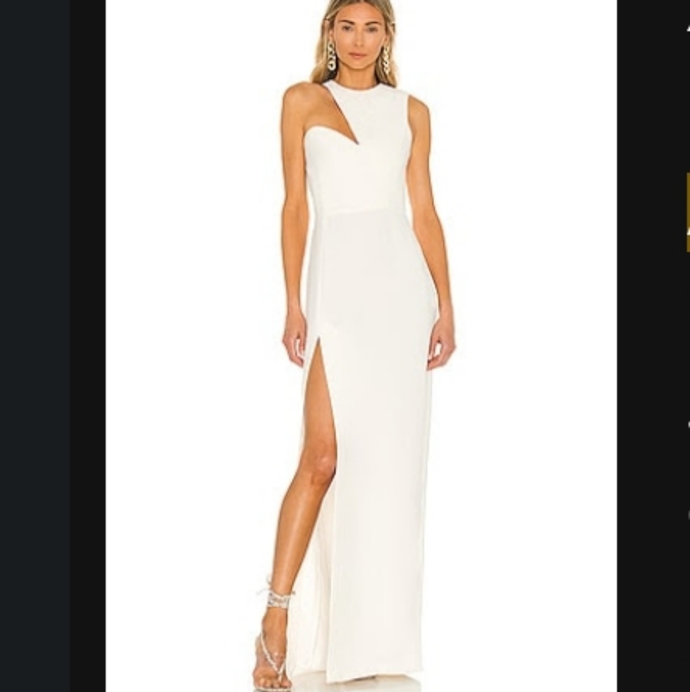 Amanda Uprichard x REVOLVE GILDA GOWN IN IVORY